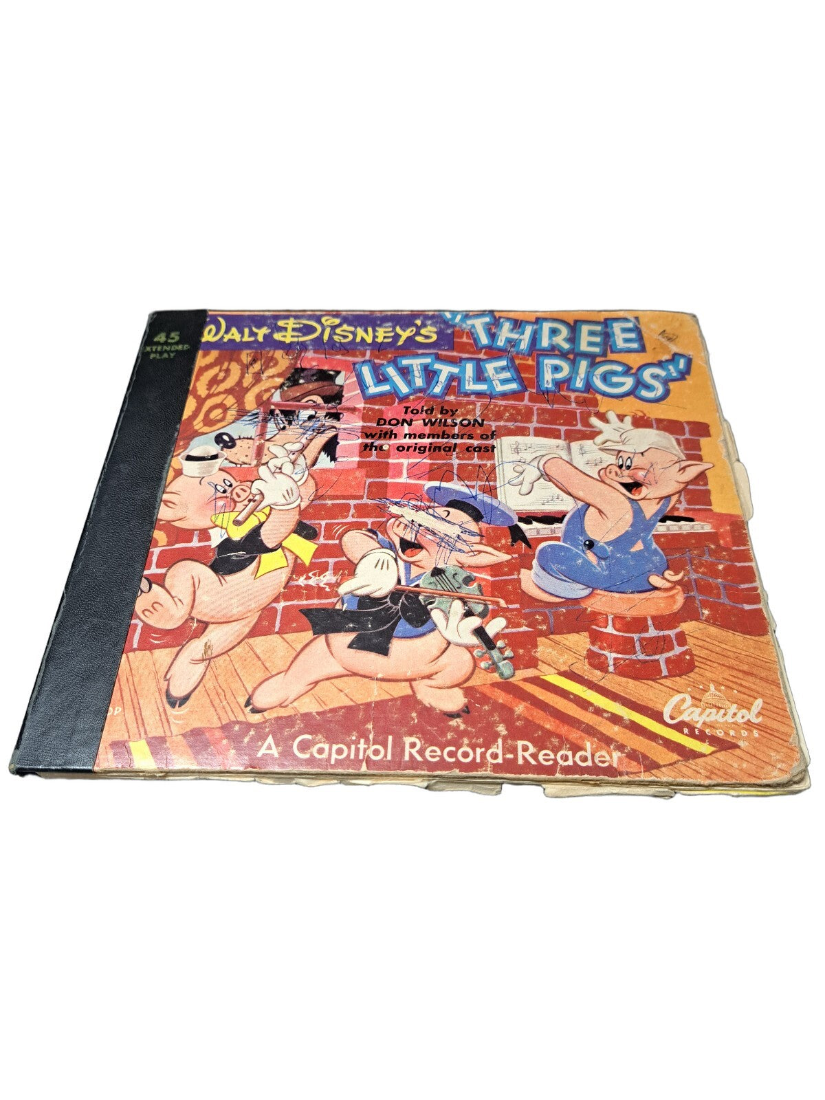 Vintage 1949 Walt Disney's Three Little Pigs