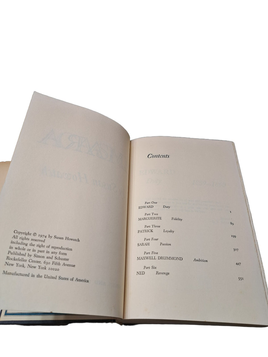 Vintage 1974 Cashelmara by Susan Howatch