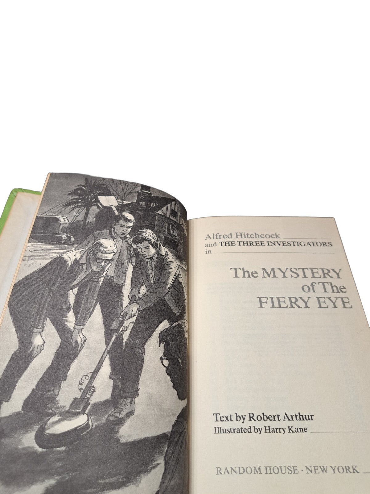 Vintage 1967 Alfred Hitchcock The Mystery of the Fiery Eye book