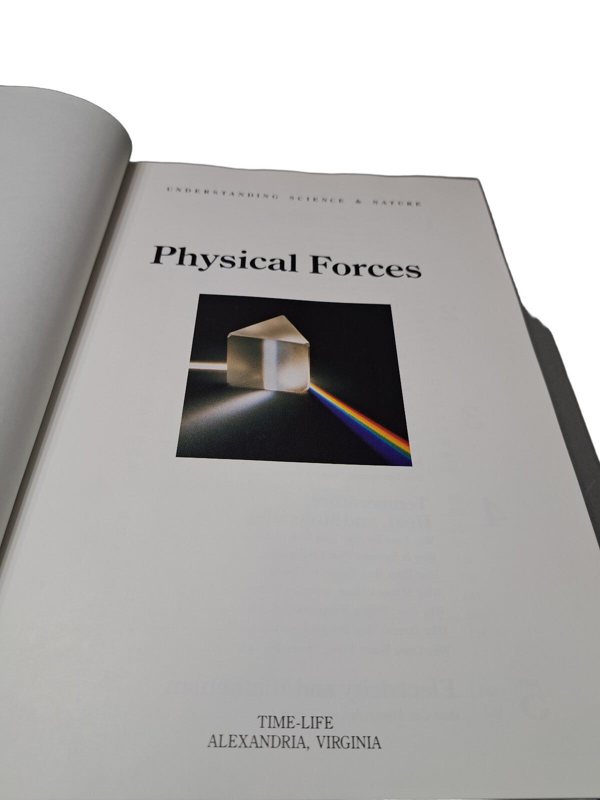 Vintage 1992 second printing of Understanding Science & Nature: Physical Forces by Time Life