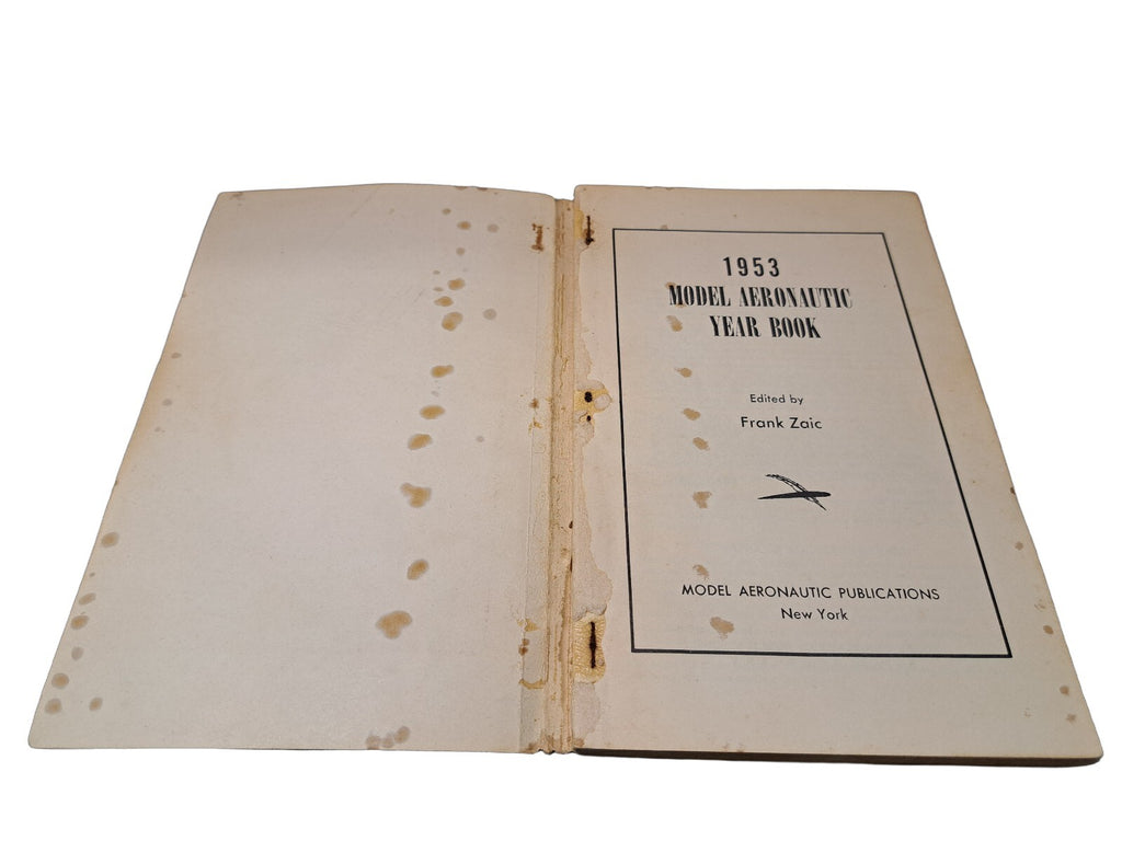 Vintage 1953 Model Aeronautic Year Book