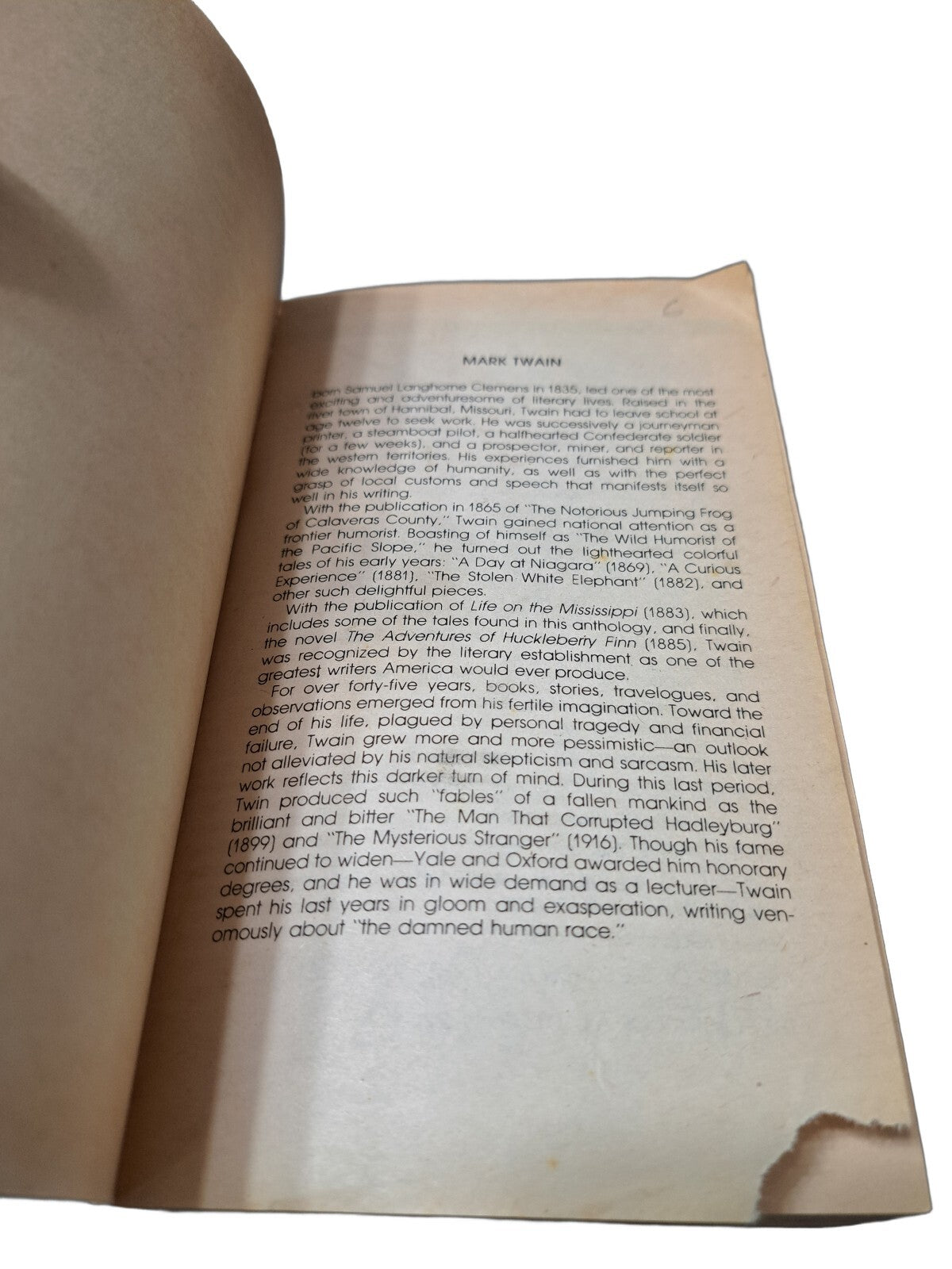 Vintage 1983 The Complete Short Stories of Mark Twain book