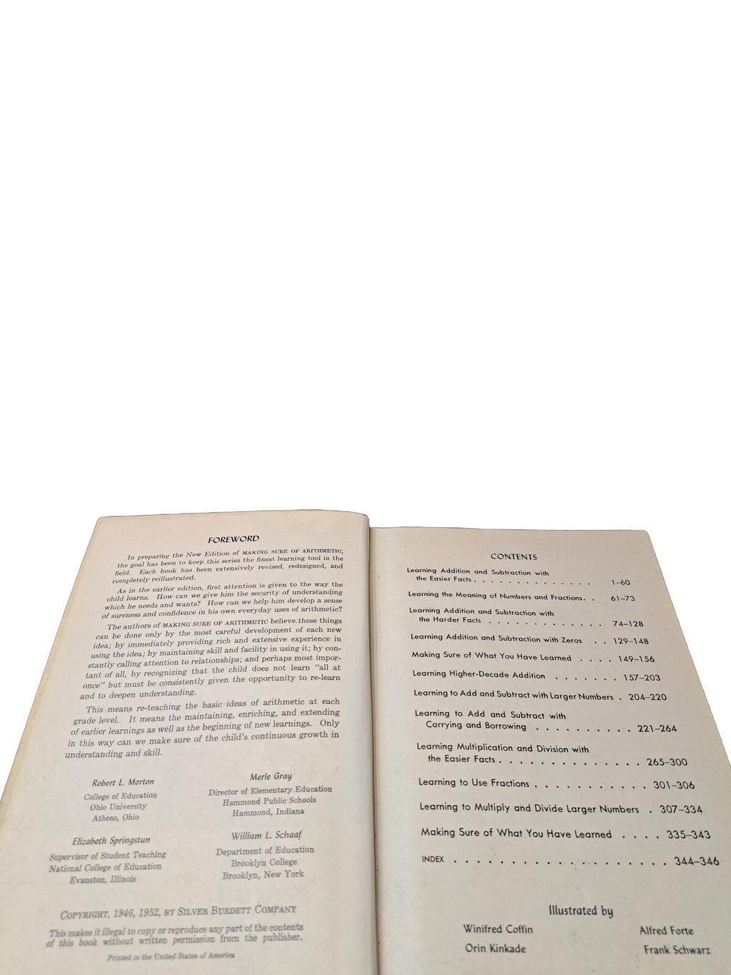Vintage 1952 Making Sure of Arithmetic