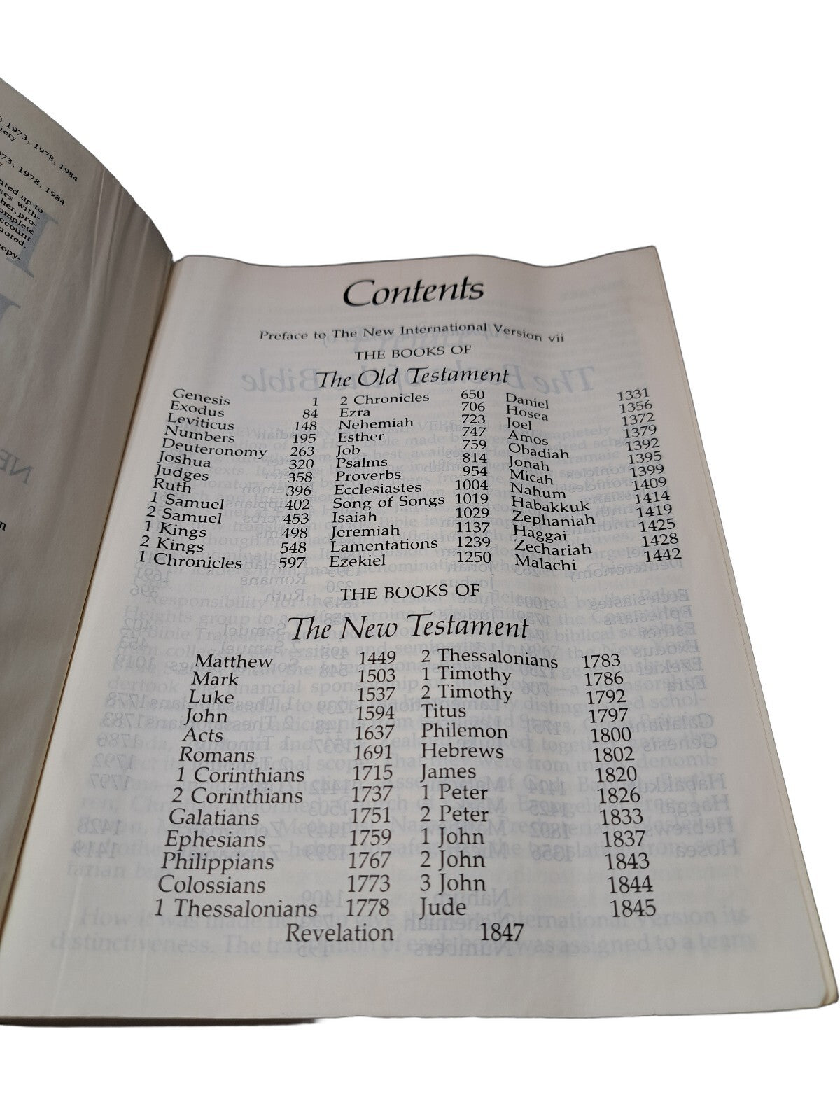Vintage 1984 edition of The Holy Bible softcover book