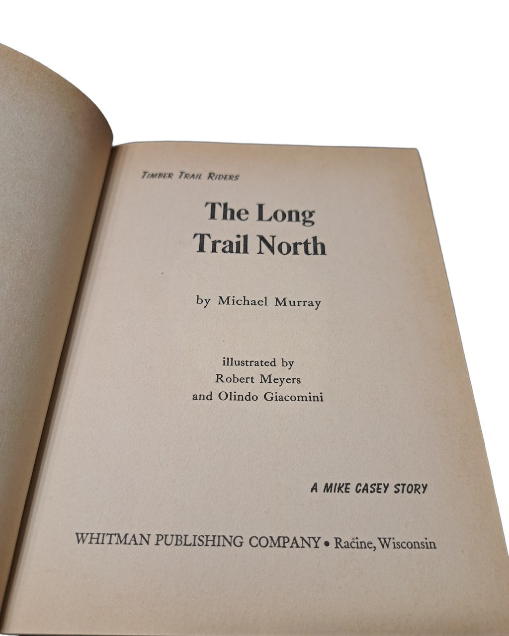 Vintage 1963 The Long Trail North book by Michael Murray