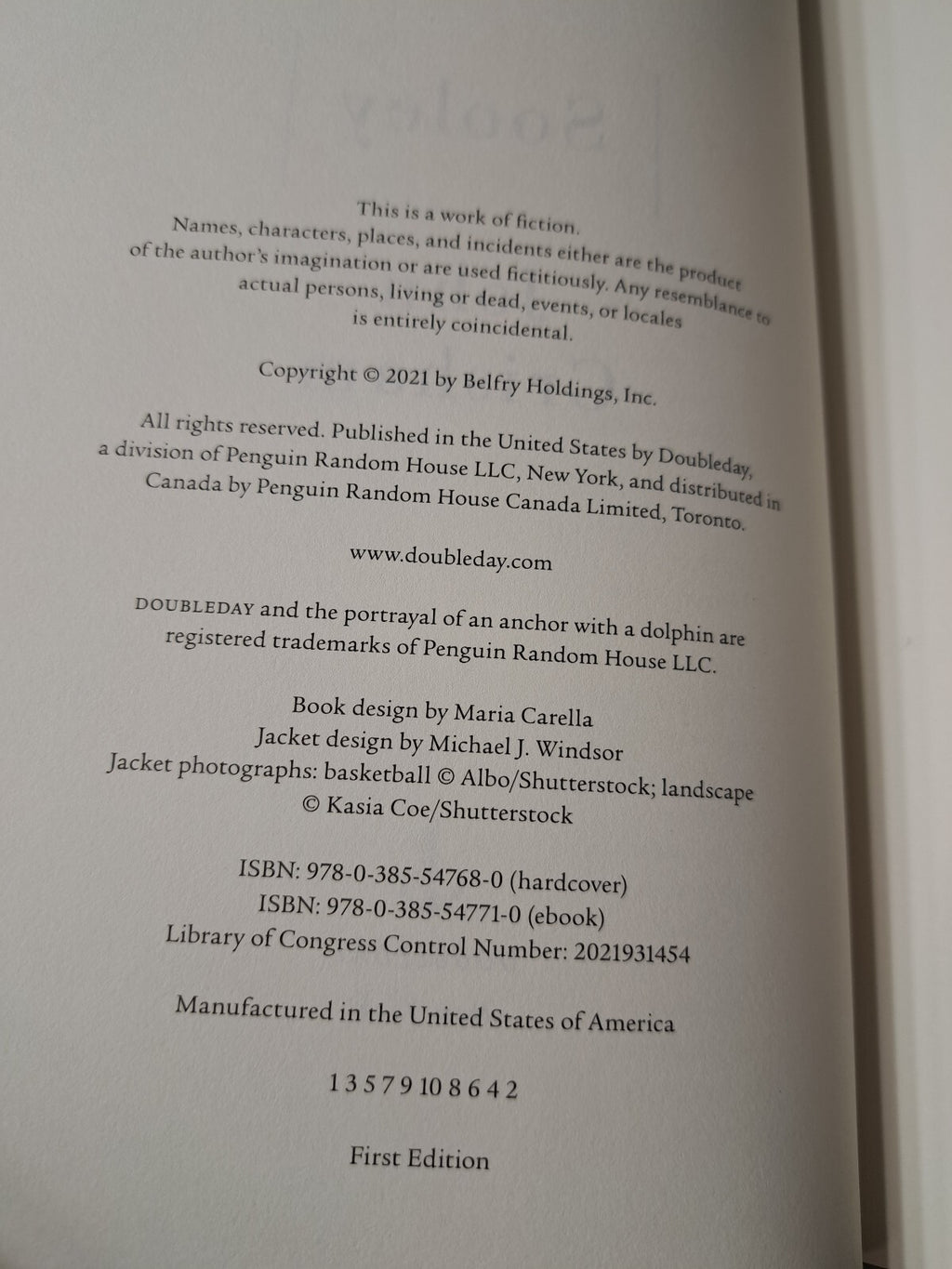 2021 Sooley by John Grisham