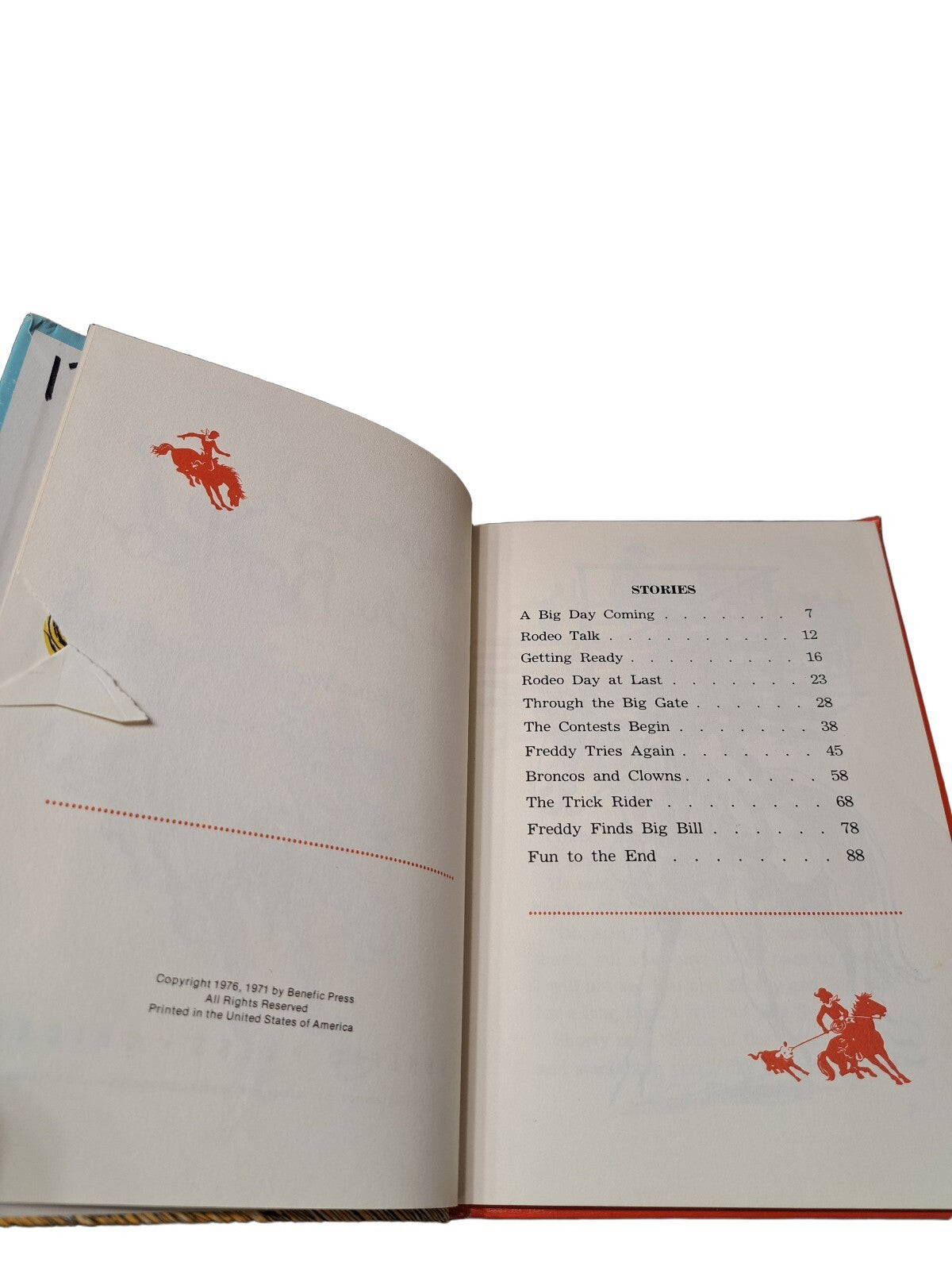 Vintage 1976 Cowboy Sam and the Rodeo book by Edna Walker Chandler