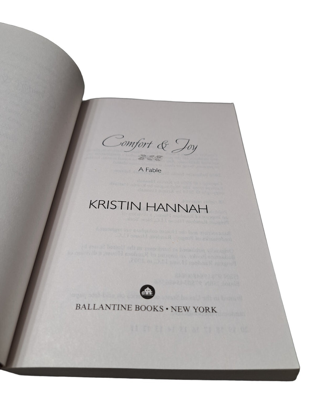 2020 Comfort & Joy, A Fable by Kristin Hannah
