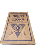 Vintage 1926 Songs for Lions