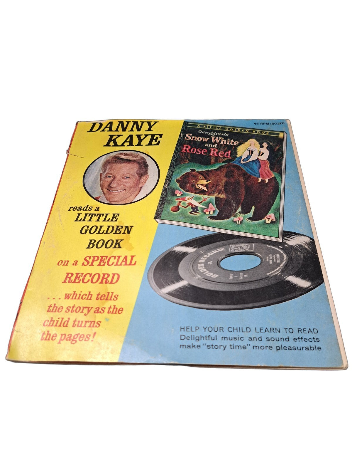 Vintage 1955 Snow White and Rose Red: A Favorite Fairy Tale with vinyl record