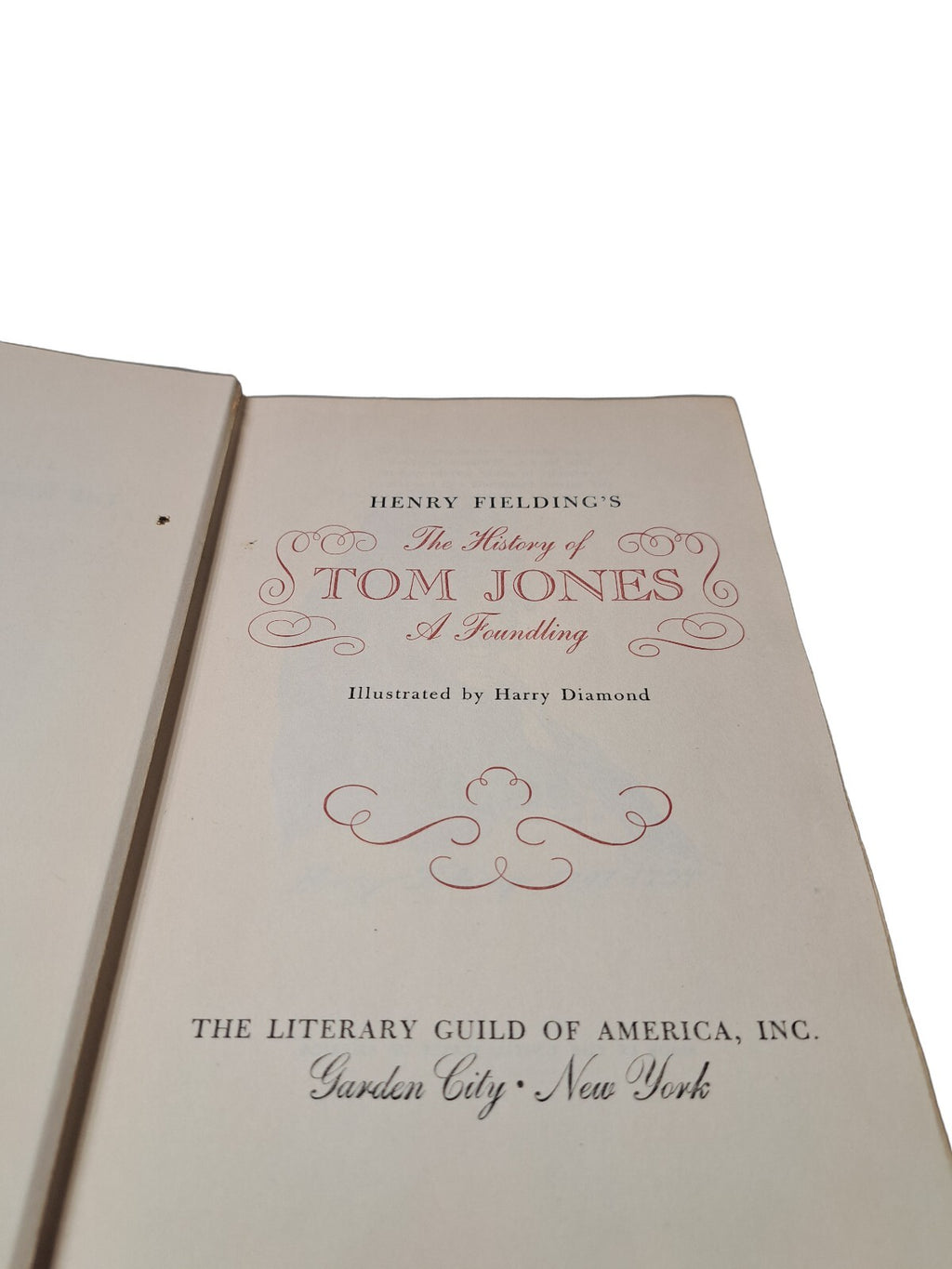 Vintage 1948 The History of Tom Jones book by Henry Fielding