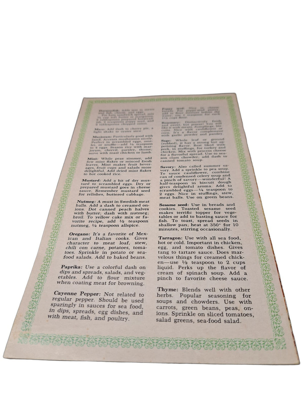Vintage 1967 Cooking With Herbs and Spices by Better Homes and Gardens