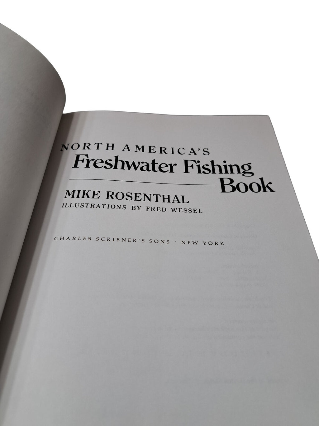 Vintage 1982 North America's Freshwater Fishing Book by Mike Rosenthal