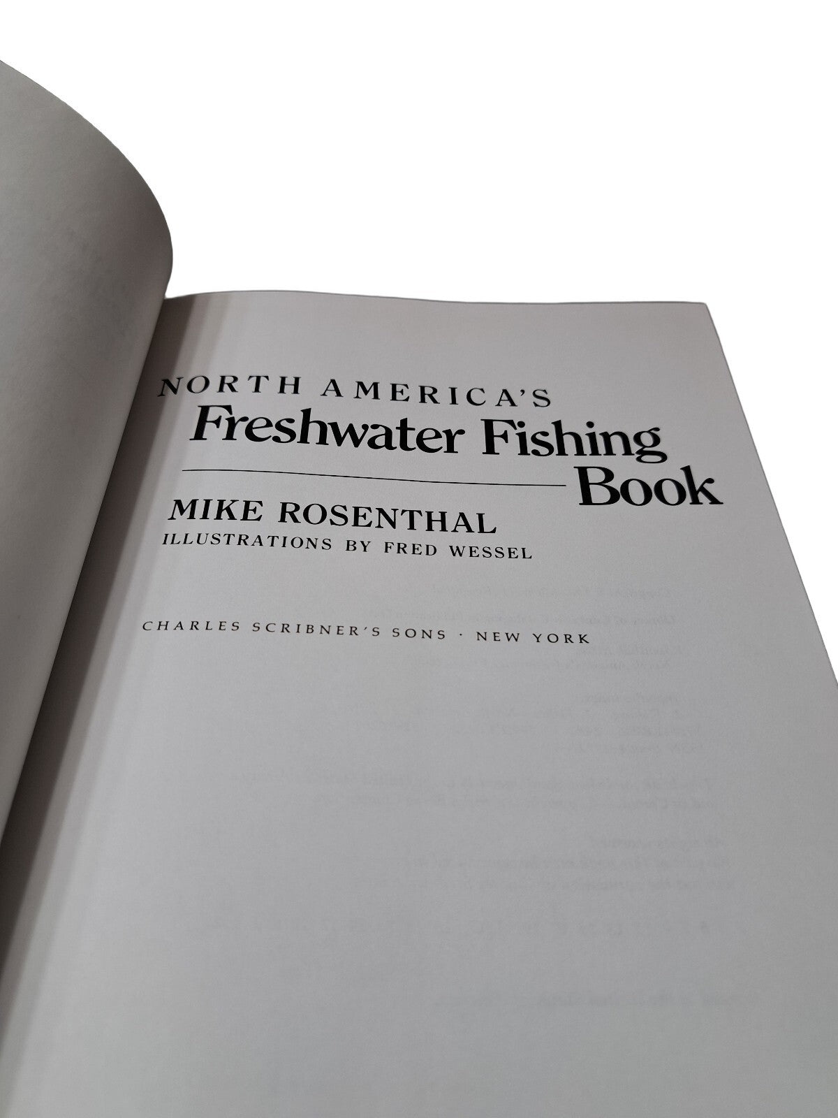 Vintage 1982 North America's Freshwater Fishing Book by Mike Rosenthal