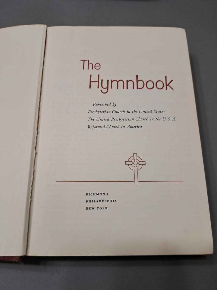 Vintage The Hymnbook published by Presbyterian Church in the United States