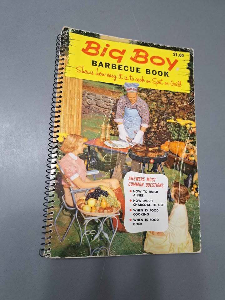 Vintage 1957 Big Boy Barbeque Book