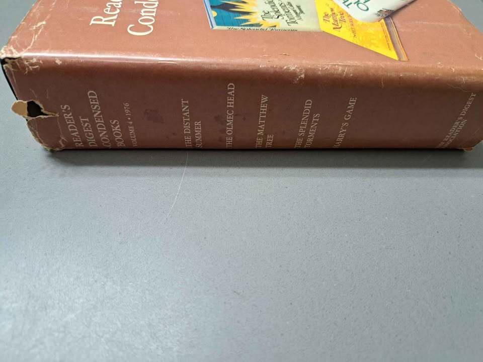 Vintage 1976 first edition Readers Digest Condensed Books Volume 4